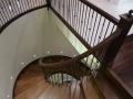 Stair railings Vancouver - curved staircase 3